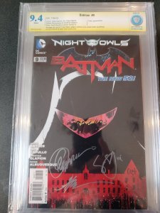 ​BATMAN #9 CBCS SS SIGNED BY SCOTT SNYDER, GREG CAPULLO & JONATHAN