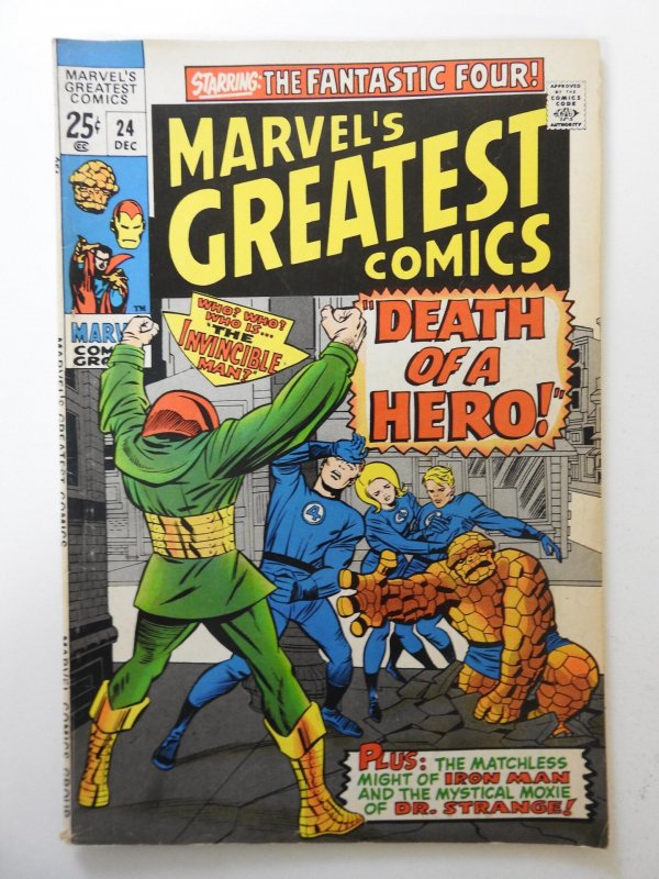 Marvel's Greatest Comics #24 (1969) VG Condition!
