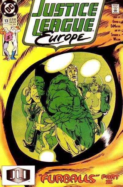 Justice League Europe #13, VF+ (Stock photo)