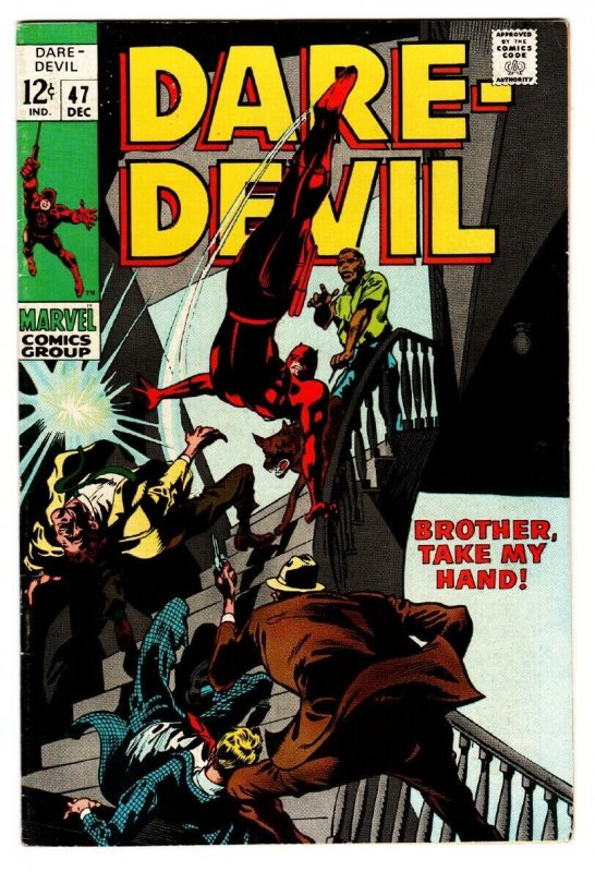 DAREDEVIL #47 comic book-MARVEL-GENE COLAN ART 1969 VF