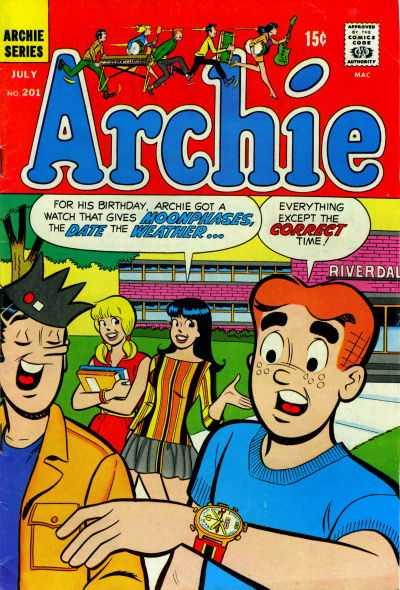 Archie Comics #201, Fine (Stock photo)