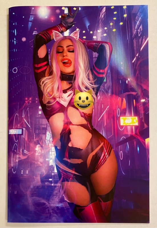 Miss Meow #7 Megacon Comics Elite Exclusive Set of 3 Rachel Hollen Cosplay