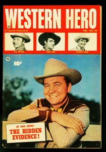 Western Hero Comics #99 1951- Fawcett- Tom Mix- Monte Hall- VG+