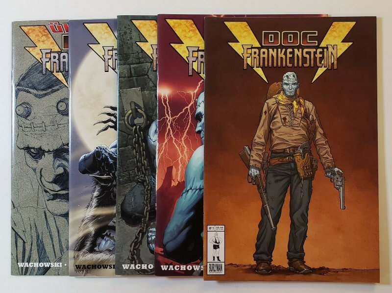 Doc Frankenstein #1 2 3 4 5 Burly Man Comics 1st Print Geoff Darrow 2004 VF/NM 