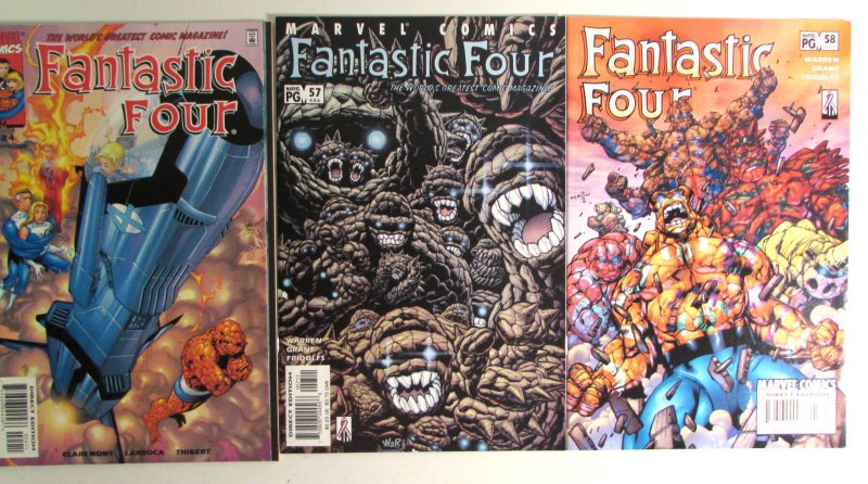 1999 Fantastic Four Lot of 3 #24, 57, 58 Marvel 3rd Series Comic Books