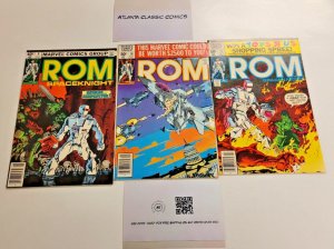 3 Marvel Comic Books ROM Spaceknight #9 10 11 36 SM3