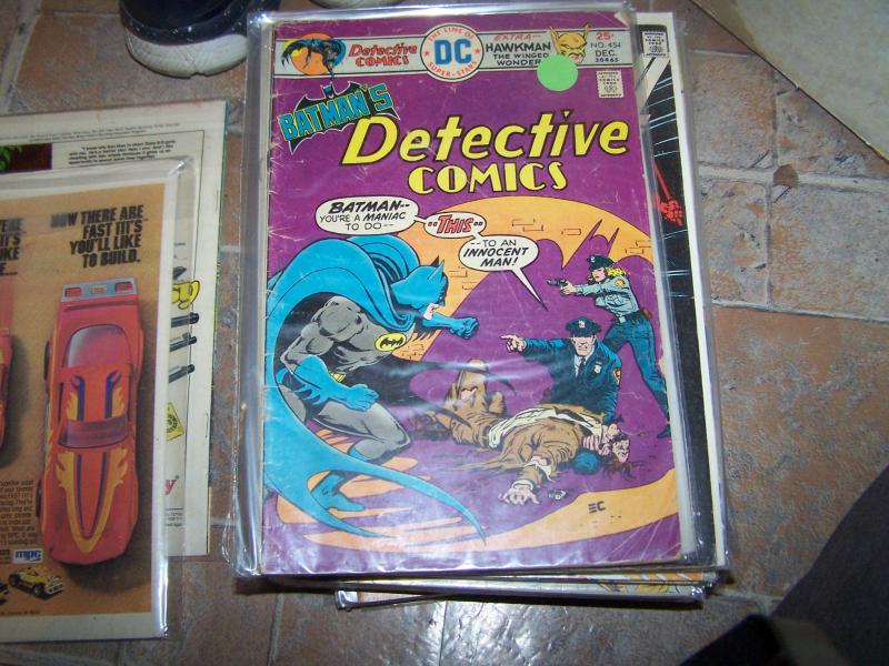 Detective Comics # 454 dc hawkman + ernie chan art