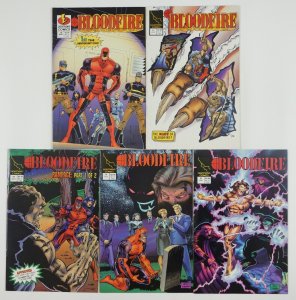 Bloodfire #0 & 1-12 VF/NM complete series - first super hero with HIV/AIDS set 