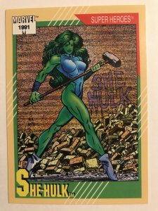 SHE-HULK #43 : Marvel Universe 1991 Series 2 card; Impel, NM/M Hi Grade