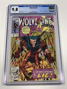 Wolverine 49 cgc 9.8 weapon x sequal marvel 1991 white pages 