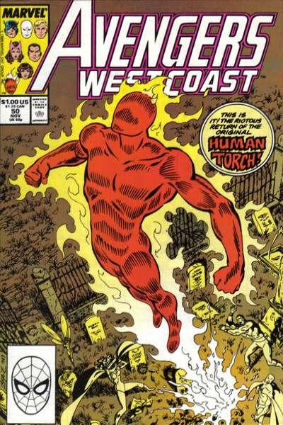Avengers West Coast #50, VF+ (Stock photo)