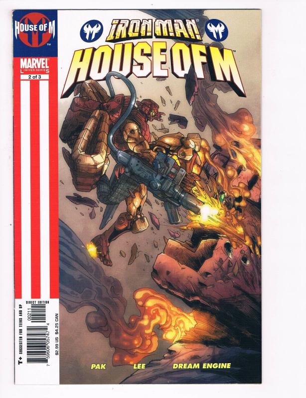 Iron Man House Of M # 2 NM Marvel Comic Book Limited Series War Machine S80