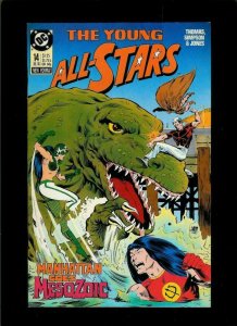 YOUNG ALL-STARS #14, VF/NM, Dinosaur, DC 1987 1988  more DC in store