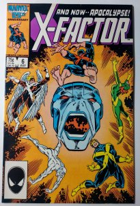 X-Factor #6 (9.0, 1986) 1st full app and cover of Apocalypse