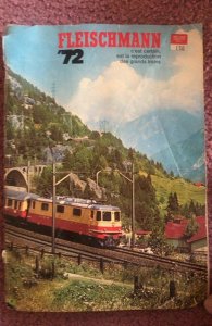 Fleischmann 1972 HO-N train catalog, needs press