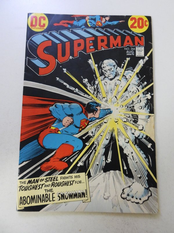 Superman #266 (1973) FN/VF condition