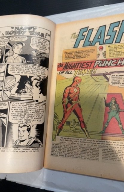 The Flash #153 (1965) The mightiest punch 3rd revers flash