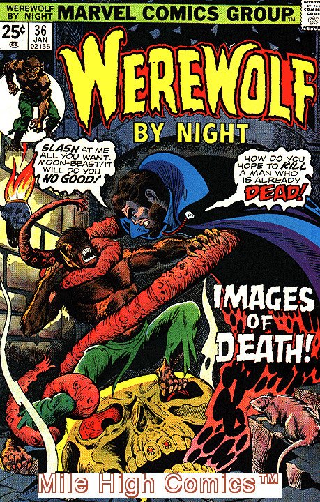 WEREWOLF BY NIGHT (1972 Series) #36 Very Good Comics Book