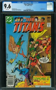 Teen Titans #51 (DC, 1977) CGC 9.6 White Pages Aqualad Resigns
