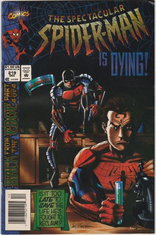 5 The Spectacular Spider-Man Marvel Comic Books # 207 218 219 223 224 DC2