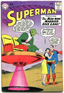 SUPERMAN #136 1960-DC COMICS-LOIS LANE MARRIED!!! VG-