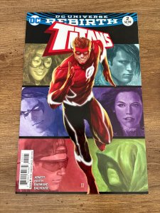 Titans # 2 NM 1st Print Variant Cover DC Comic Book Rebirth 3 J319