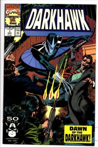 DARKHAWK #1, FN/VF, Marvel SuperHero, Dawn of, Manley, 1991, more Marvel in stor