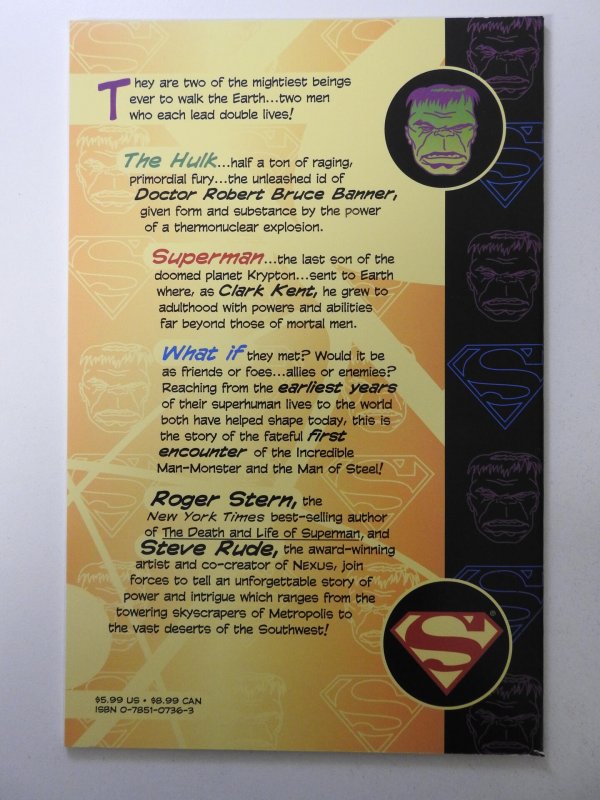 Incredible Hulk vs Superman (1999) Sharp VF-NM Condition!