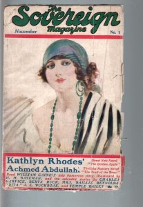 THE SOVEREIGN MAGAZINE #1-NOV 1919-KATHLYN RHODES G