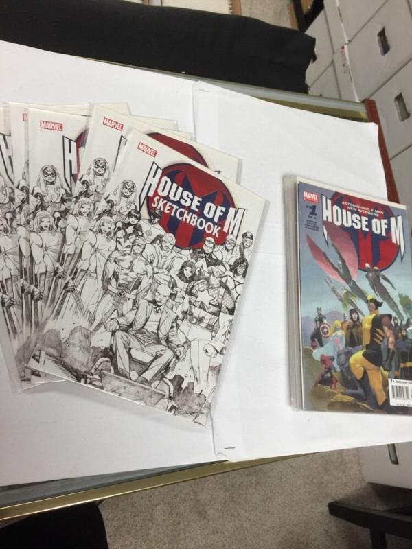 House Of M 1-8 Plus 5 Copies Of Sketchbook All Nm Near Mint 