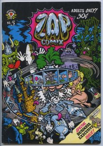 ZAP COMIX #5 - 4.5, OW - 1st print - Crumb
