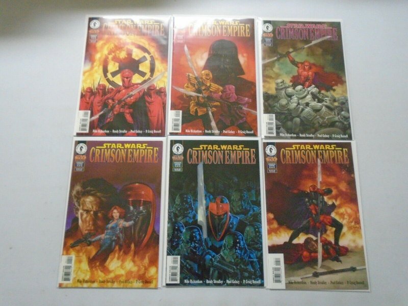 Star Wars Crimson Empire I set #1-6 NM (1997 Dark Horse)