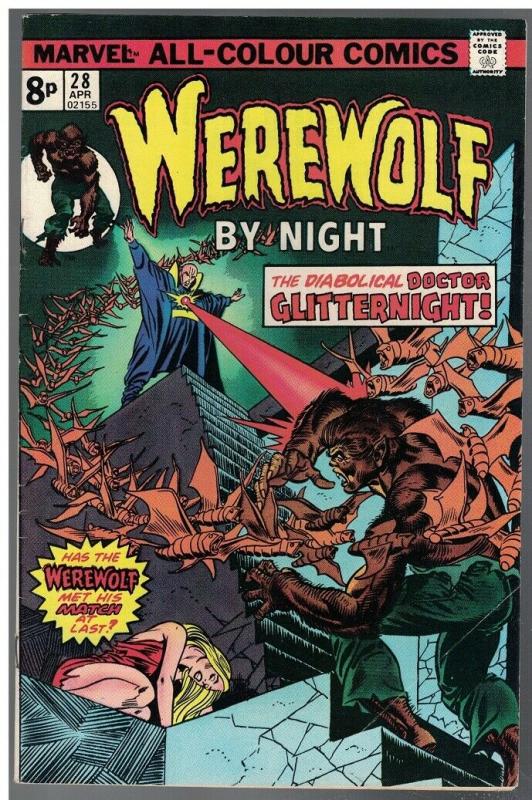 WEREWOLF BY NIGHT 28 VG-F April 1975