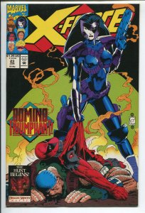 X-Force #23 - Deadpool & Domino Cover/Appearance! - 1993 (Grade 8.5) 