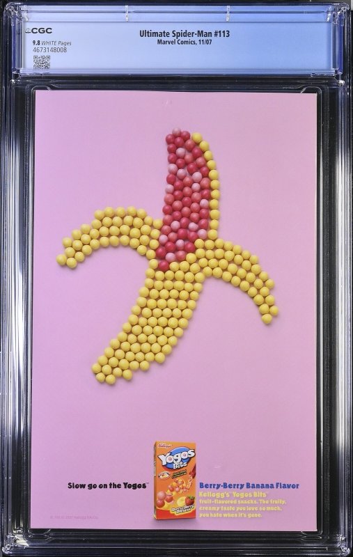 Ultimate Spider-Man #113 (11/07) Graded CGC 9.8