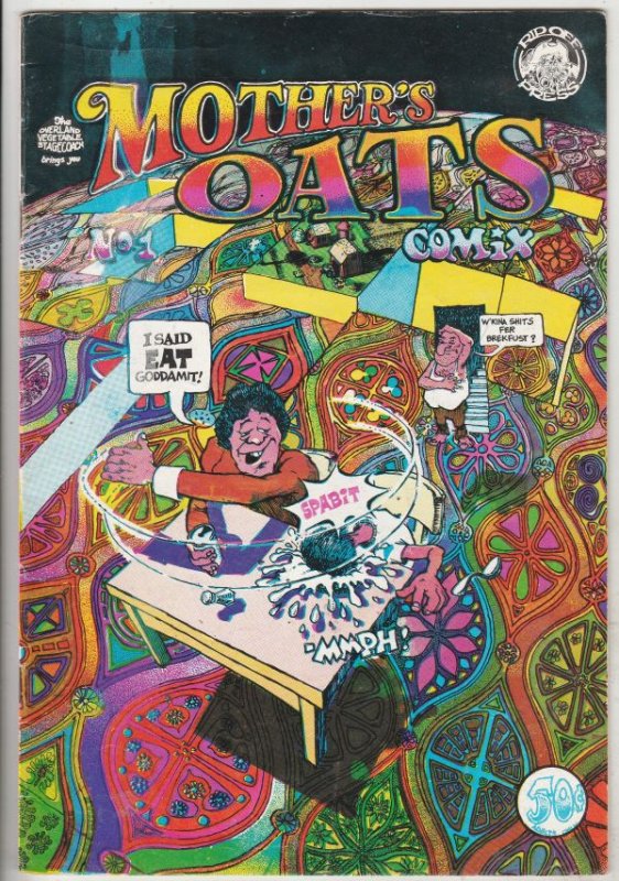 Mother's Oats #1 (Jan-69) VG/FN Mid-Grade Dealer McDope