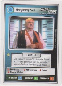 1995 Star Trek Trading Game Card Montgomery Scott
