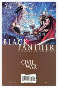 Black Panther #25 (2005 v4) Civil War Storm Secret Avengers Young Avengers VF+