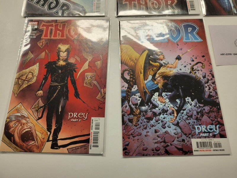 5 Marvel Comic Books Thor #7 8 9 10 12 24 SM4