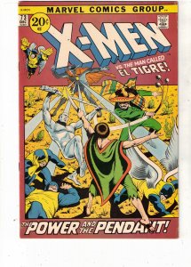 The X-Men #73 (1971) $150.00 PRICE DROP! 1st El Tigre! VF/NM OREGON CERTIFICATE!