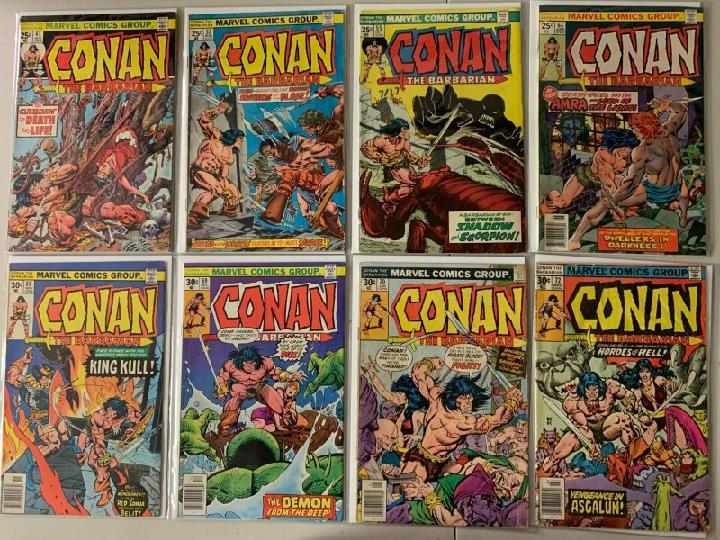Conan the Barbarian comics lot #41-100 15 diff avg 4.5 (1974-79)