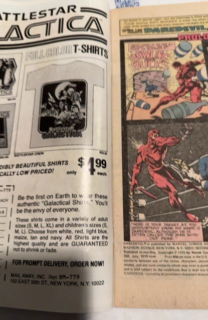 Daredevil #159 (1979)Frank Miller and marked for desth