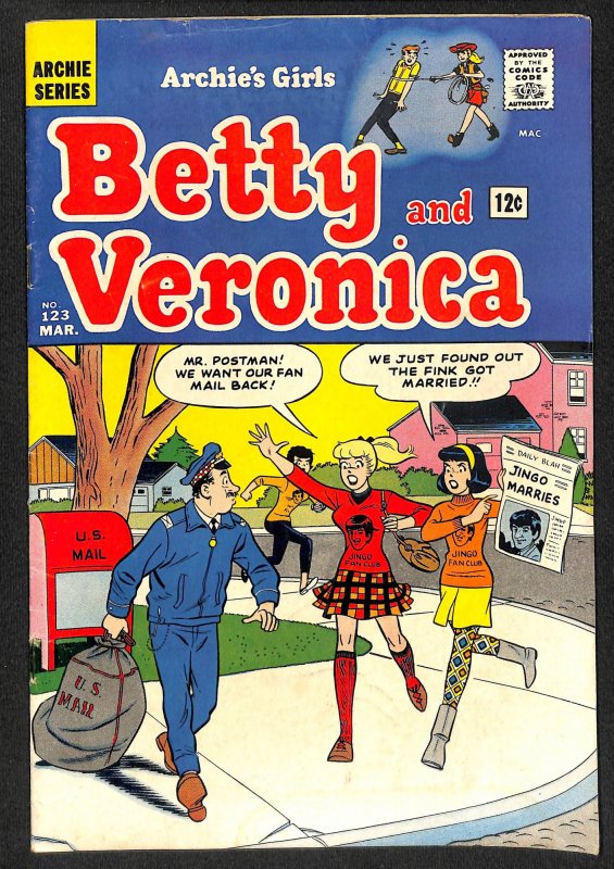 Archie's Girls Betty and Veronica #123 (1966)