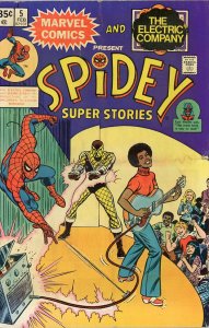 Spidey Super Stories 5  1975  low grade reader copy