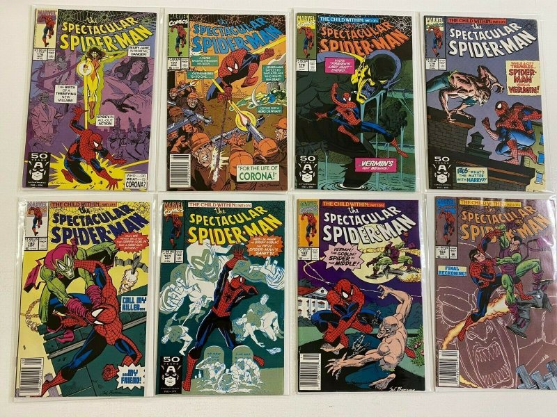 Spectacular Spider-Man lot 37 different from #176-214 avg 8.0 VF (1991-94)