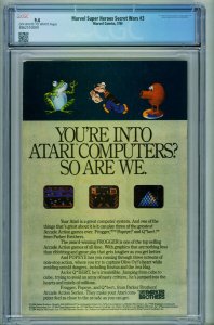 MARVEL SUPER HEROES SECRET WARS #3 CGC 9.4 First Volana Titania -comic book 3...