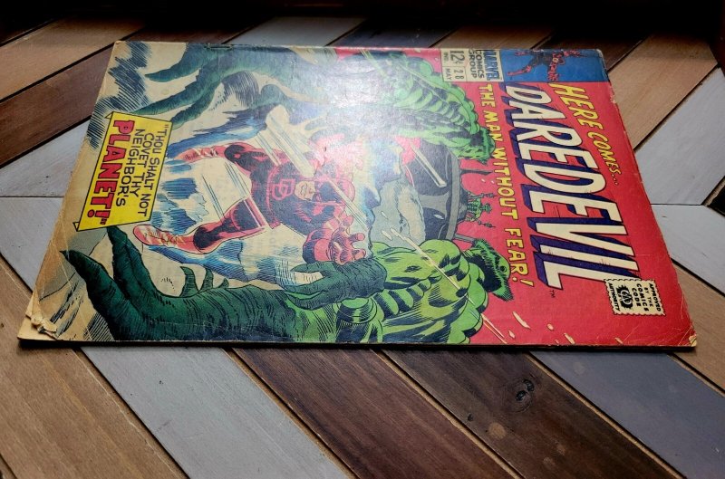 Daredevil #28 GD/VG (Marvel 1967) ALIEN INVASION + Karen & Foggy, Gene Colan Art