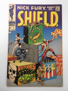 Nick Fury, Agent of SHIELD #1 (1968) VG Condition small moisture stain