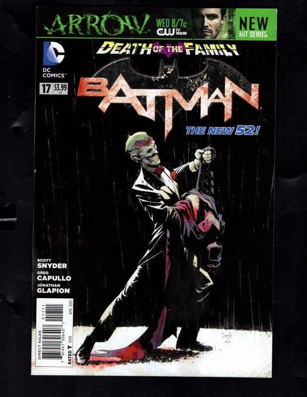 Batman #17 (2013)  Death of the Family Joker app Snyder Capullo/ ID#224