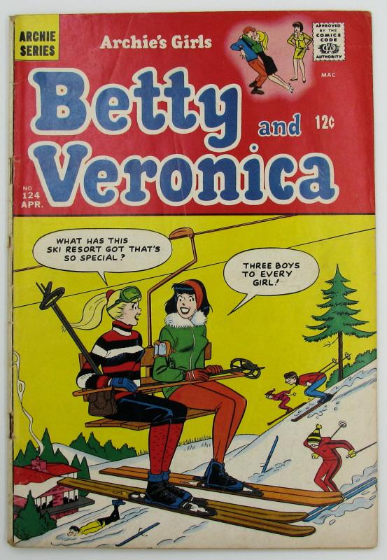 Archie's Girl Betty and Veronica #124 April 1966